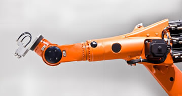 Roboterarm orange